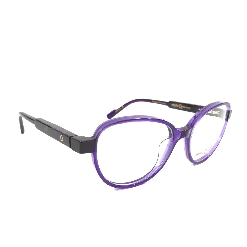 Etnia Barcelona Eyeglasses Frames ASTERIA PU Purple Marble Cat Eye 52-16-138